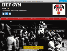 Tablet Screenshot of hufboxing.com